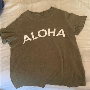Aloha Olive Green T-Shirt